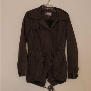 Olive Green Forever 21 hooded jacket size small